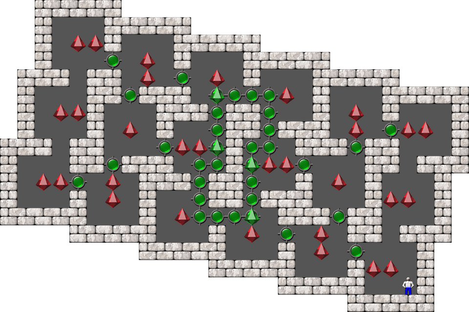 Sokoban Sasquatch 02 Arranged level 8